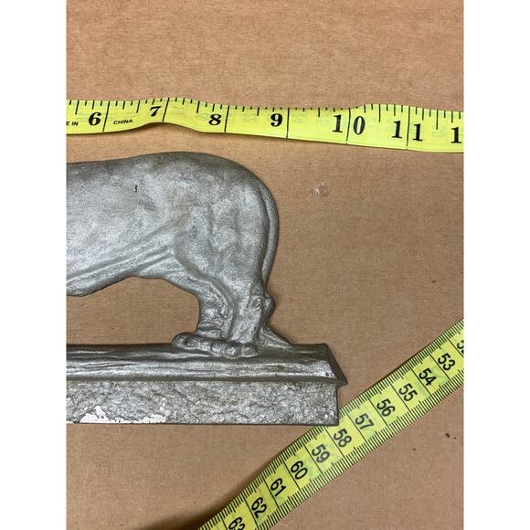 Vintage Aluminum Dachshund Dog Mailbox Topper Sign Wall Plaque - - Picture 7 of 7